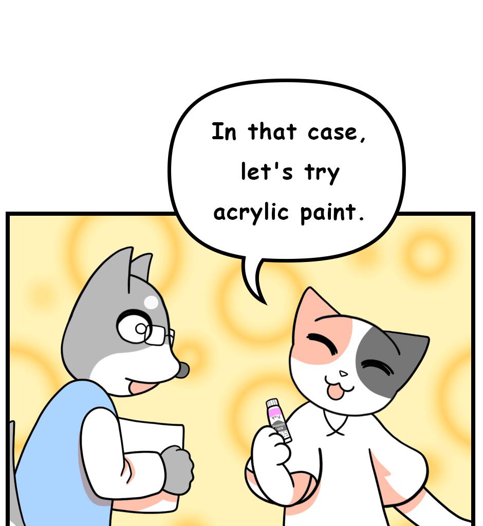 Mikesaka Art Class (◆Episodes are about art methods.) - Episode 164, Page 6: 131. ◆Painting Whie on Dark(Cherry Blossoms)