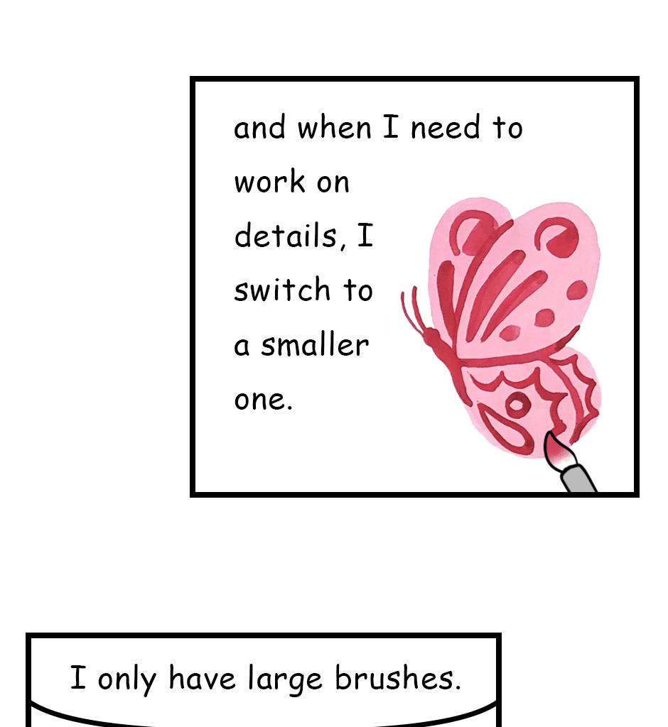 Mikesaka Art Class (◆Episodes are about art methods.) - Episode 168, Page 4: 135. ◆Brush Types and Uses