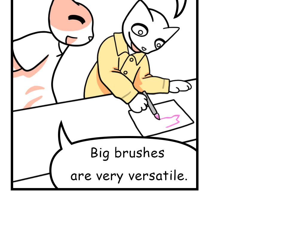 Mikesaka Art Class (◆Episodes are about art methods.) - Episode 168, Page 5: 135. ◆Brush Types and Uses