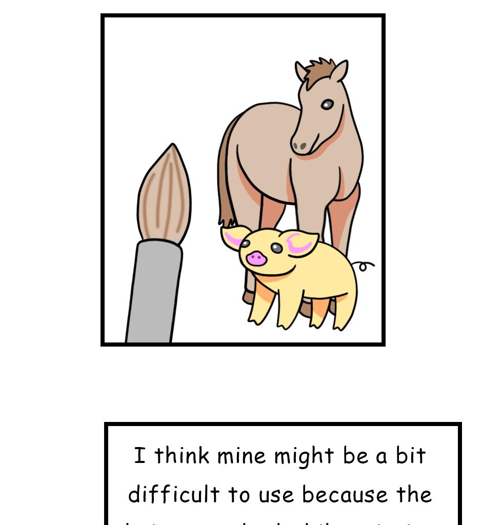 Mikesaka Art Class (◆Episodes are about art methods.) - Episode 168, Page 7: 135. ◆Brush Types and Uses
