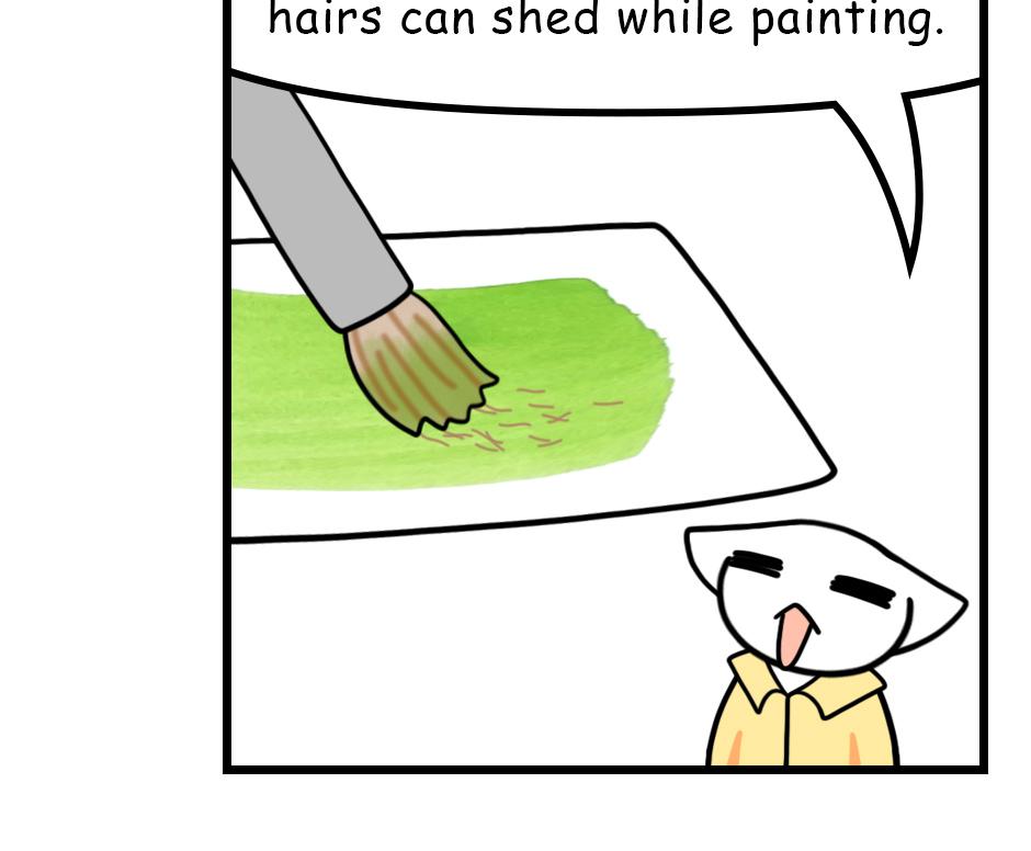 Mikesaka Art Class (◆Episodes are about art methods.) - Episode 168, Page 7: 135. ◆Brush Types and Uses