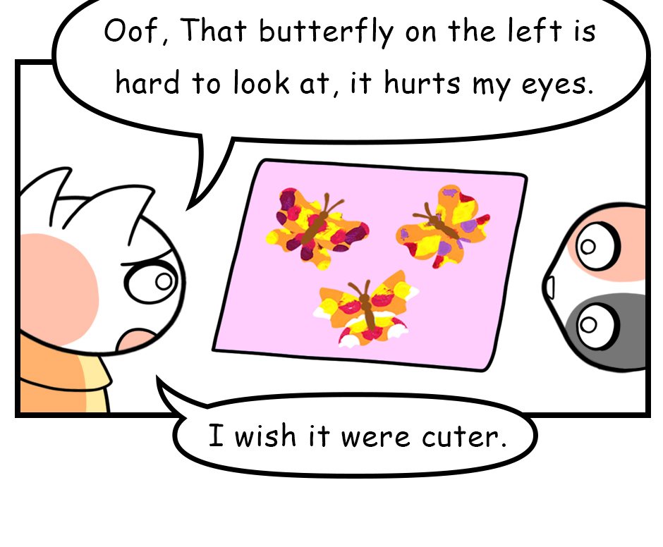 Mikesaka Art Class (◆Episodes are about art methods.) - Episode 169, Page 1: 136. ◆Sketching Butterfly Patterns
