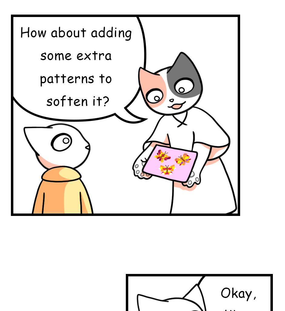 Mikesaka Art Class (◆Episodes are about art methods.) - Episode 169, Page 2: 136. ◆Sketching Butterfly Patterns