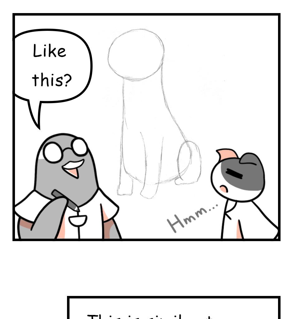 Mikesaka Art Class (◆Episodes are about art methods.) - Episode 173, Page 4: 138. ◆Sketching a Cheetah