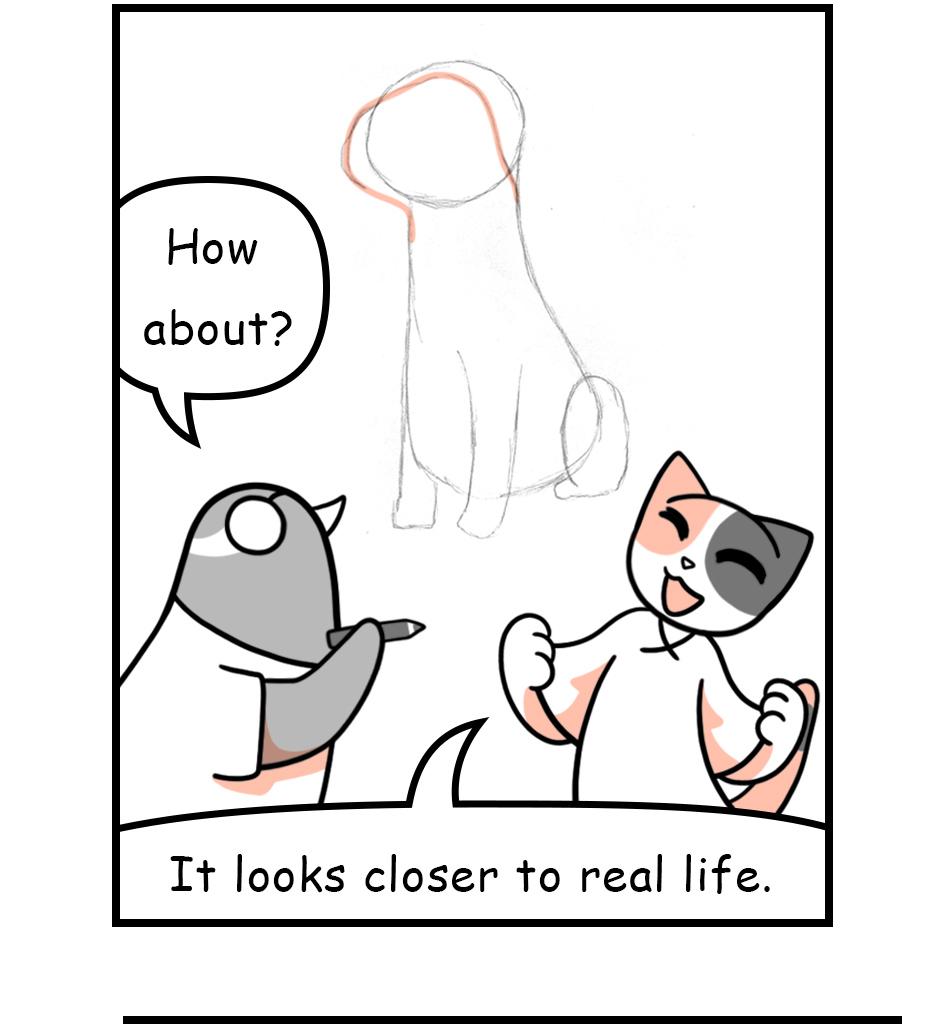 Mikesaka Art Class (◆Episodes are about art methods.) - Episode 173, Page 6: 138. ◆Sketching a Cheetah