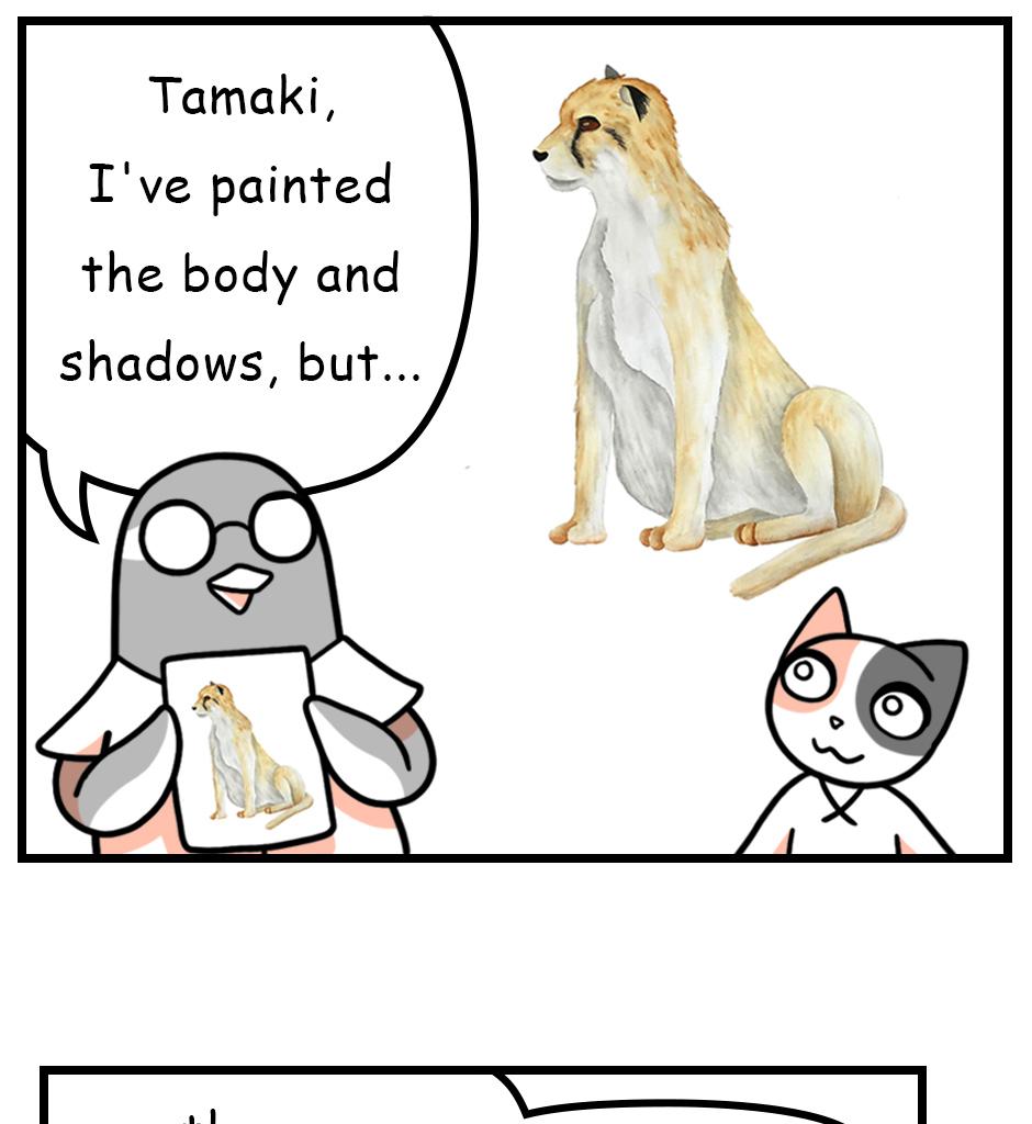 Mikesaka Art Class (◆Episodes are about art methods.) - Episode 174, Page 2: 139. ◆Painting Cheetah Patterns