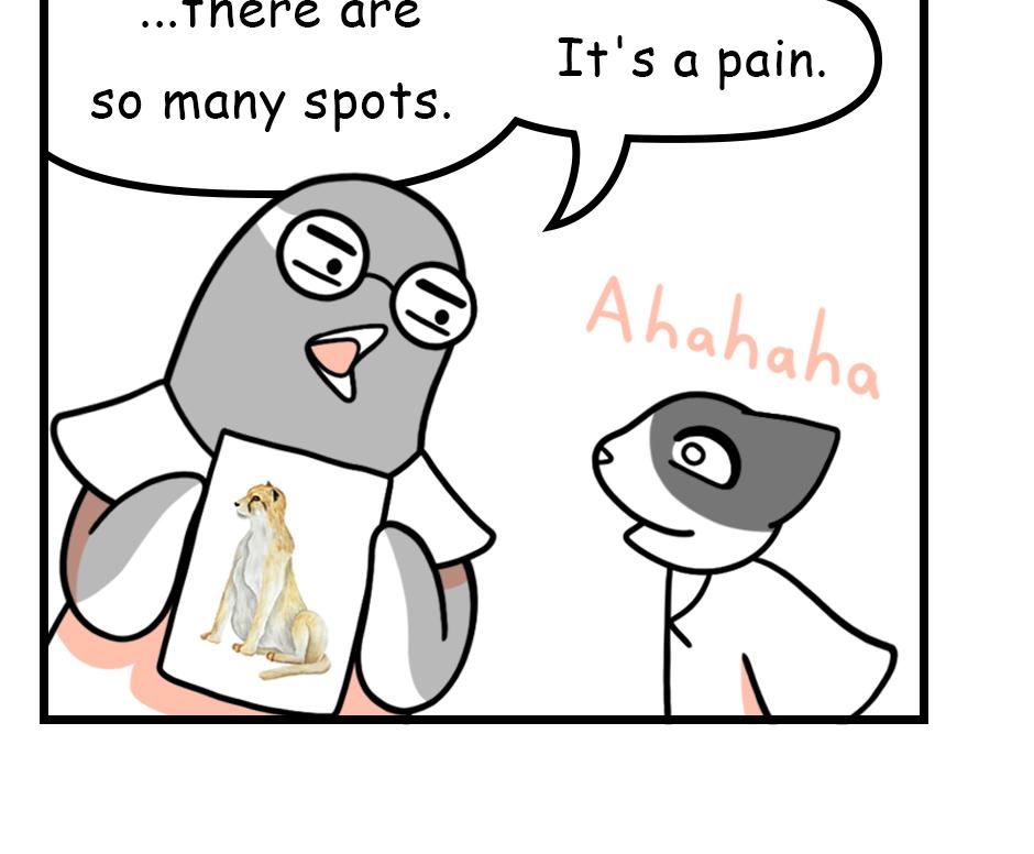 Mikesaka Art Class (◆Episodes are about art methods.) - Episode 174, Page 2: 139. ◆Painting Cheetah Patterns
