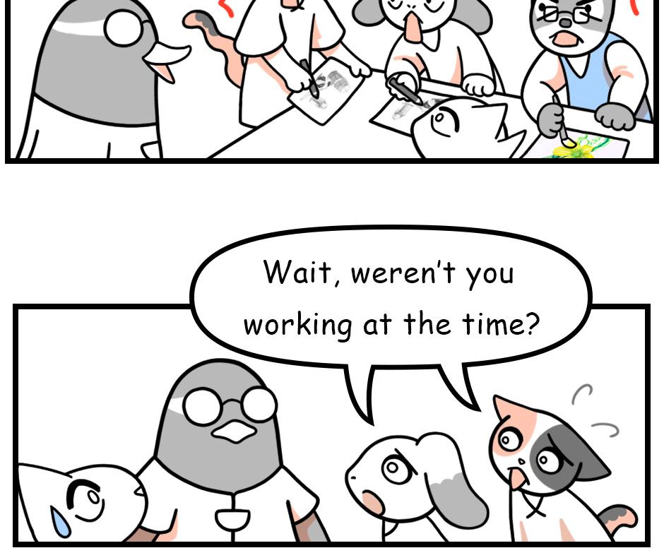 Mikesaka Art Class (◆Episodes are about art methods.) - Episode 175, Page 3: 140. Fasing Days