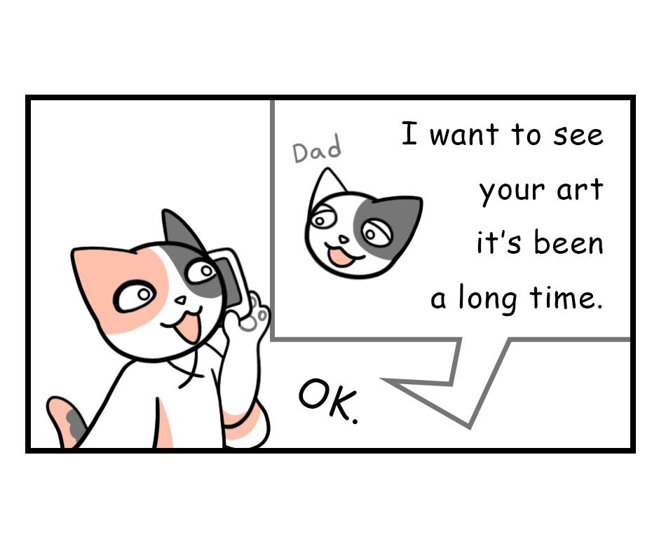 Mikesaka Art Class (◆Episodes are about art methods.) - Episode 178, Page 1: 143. Dad Wants to Reincarnate 7 Times