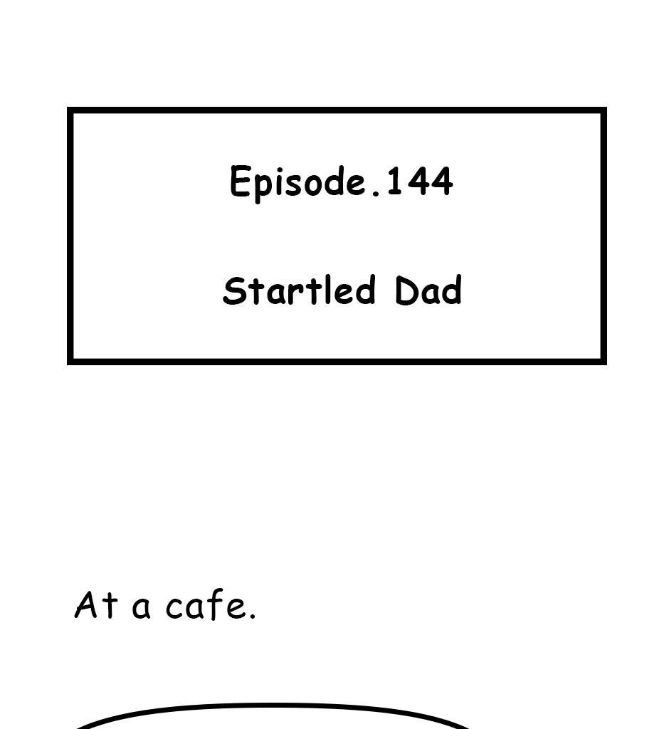 Mikesaka Art Class (◆Episodes are about art methods.) - Episode 179, Page 1: 144. Startled Dad