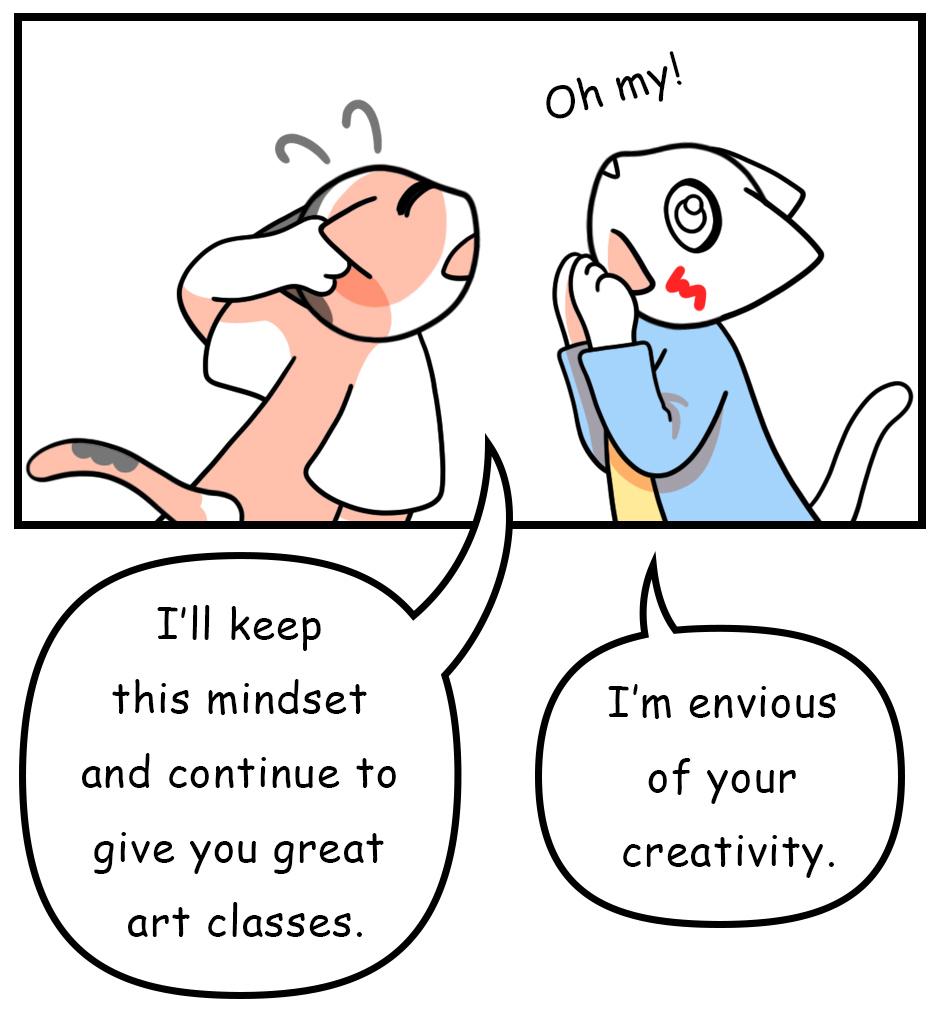Mikesaka Art Class (◆Episodes are about art methods.) - Episode 181, Page 2: 145. Fly My Favors to You(2/2)