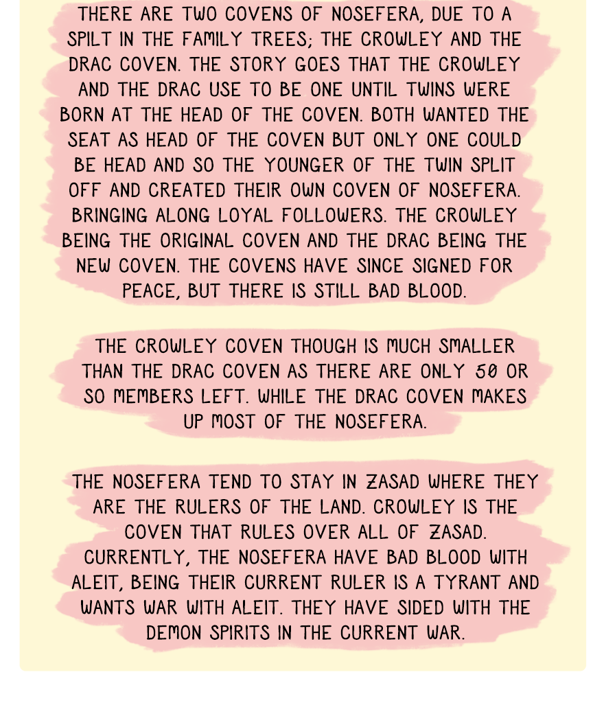 The Thief's Heir - Episode 345, Page 1: Race Guide to Nosefera