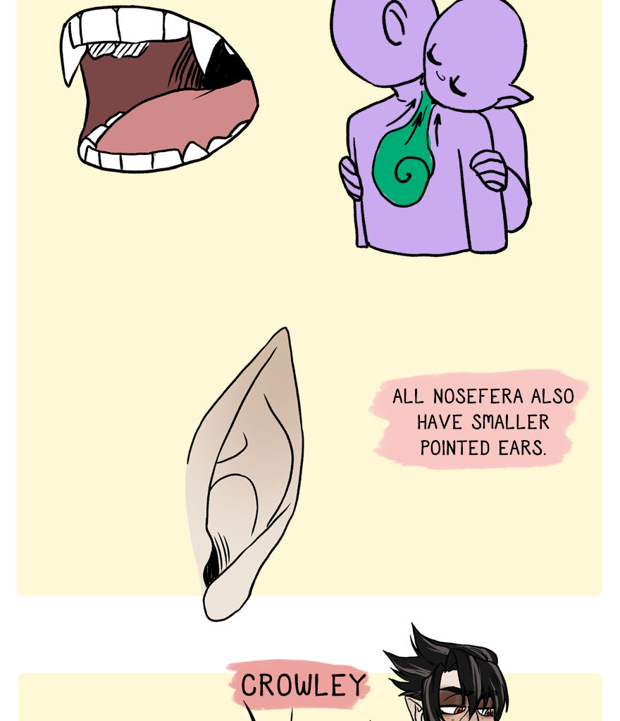 The Thief's Heir - Episode 345, Page 1: Race Guide to Nosefera