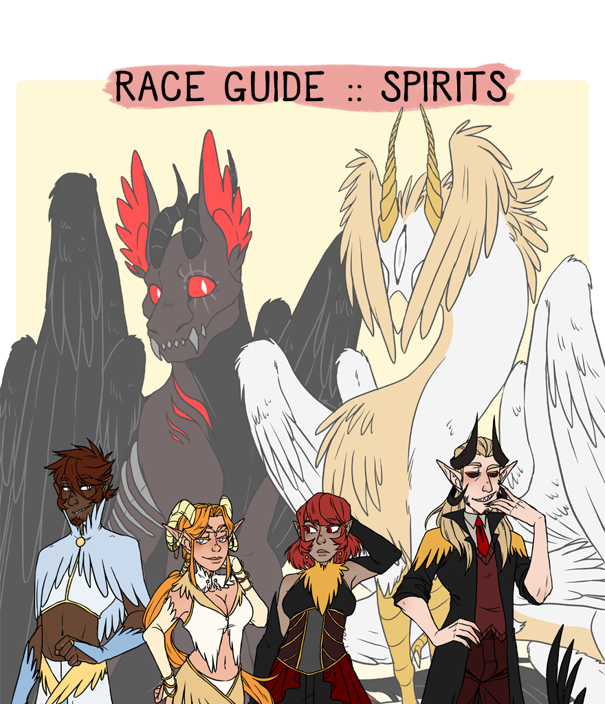 The Thief's Heir - Episode 446, Page 1: Race guide to Spirits