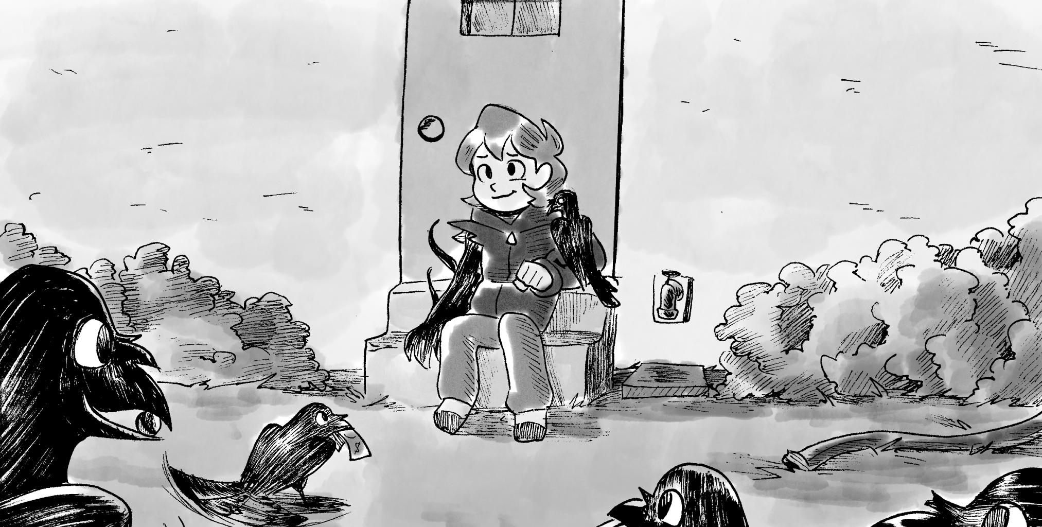 Corvid Kid - Episode 101, Page 1: CK4_Life-Ceremony_pg21