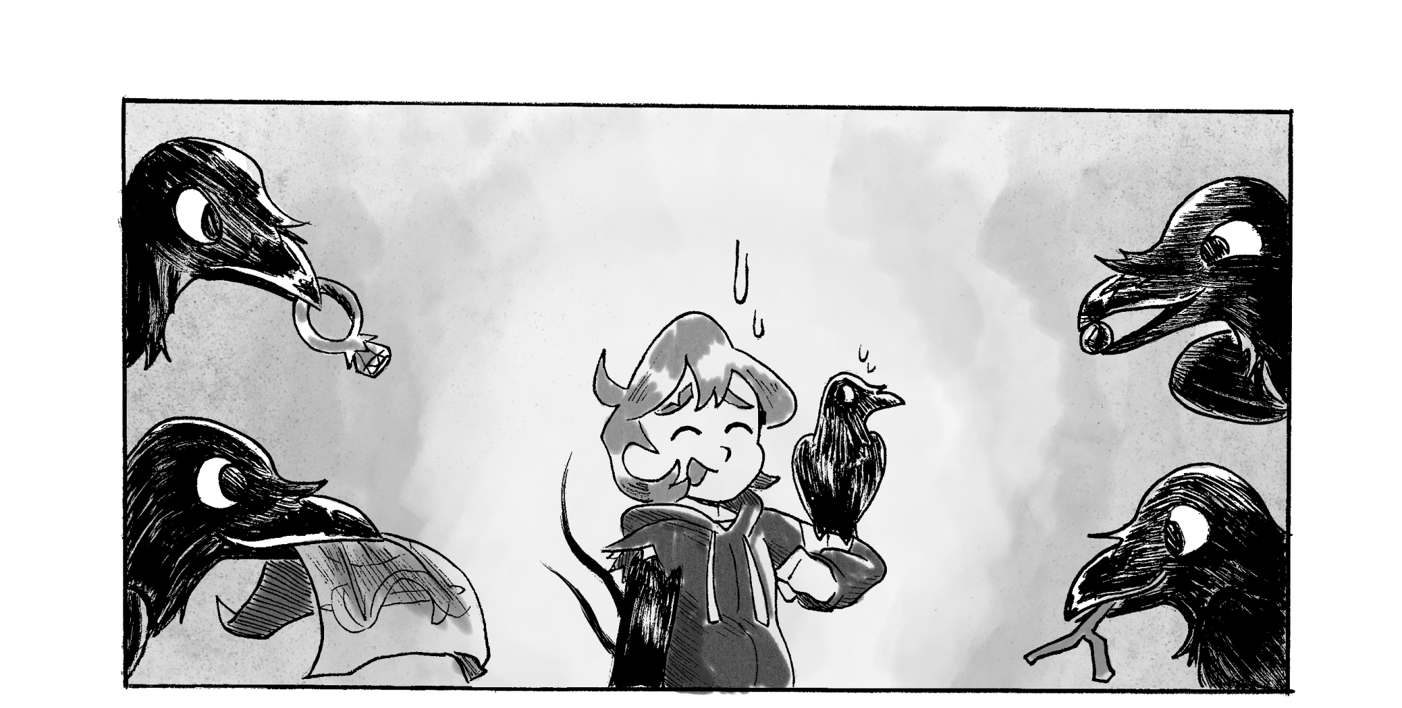 Corvid Kid - Episode 101, Page 1: CK4_Life-Ceremony_pg21