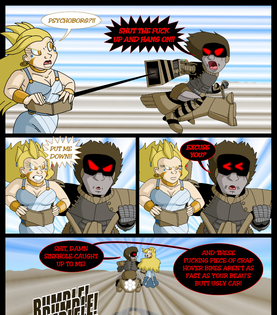 Psychoborg - Episode 3, Page 15: Chapter 2: Outing and Underground