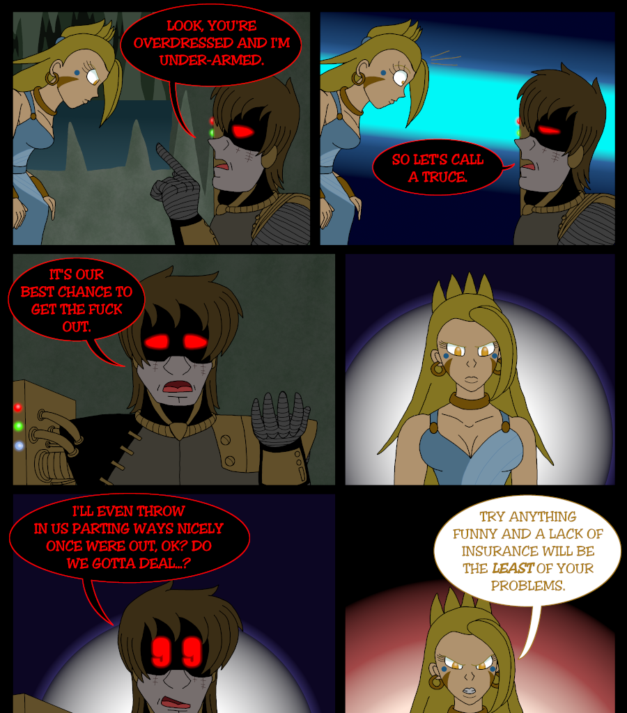 Psychoborg - Episode 3, Page 20: Chapter 2: Outing and Underground