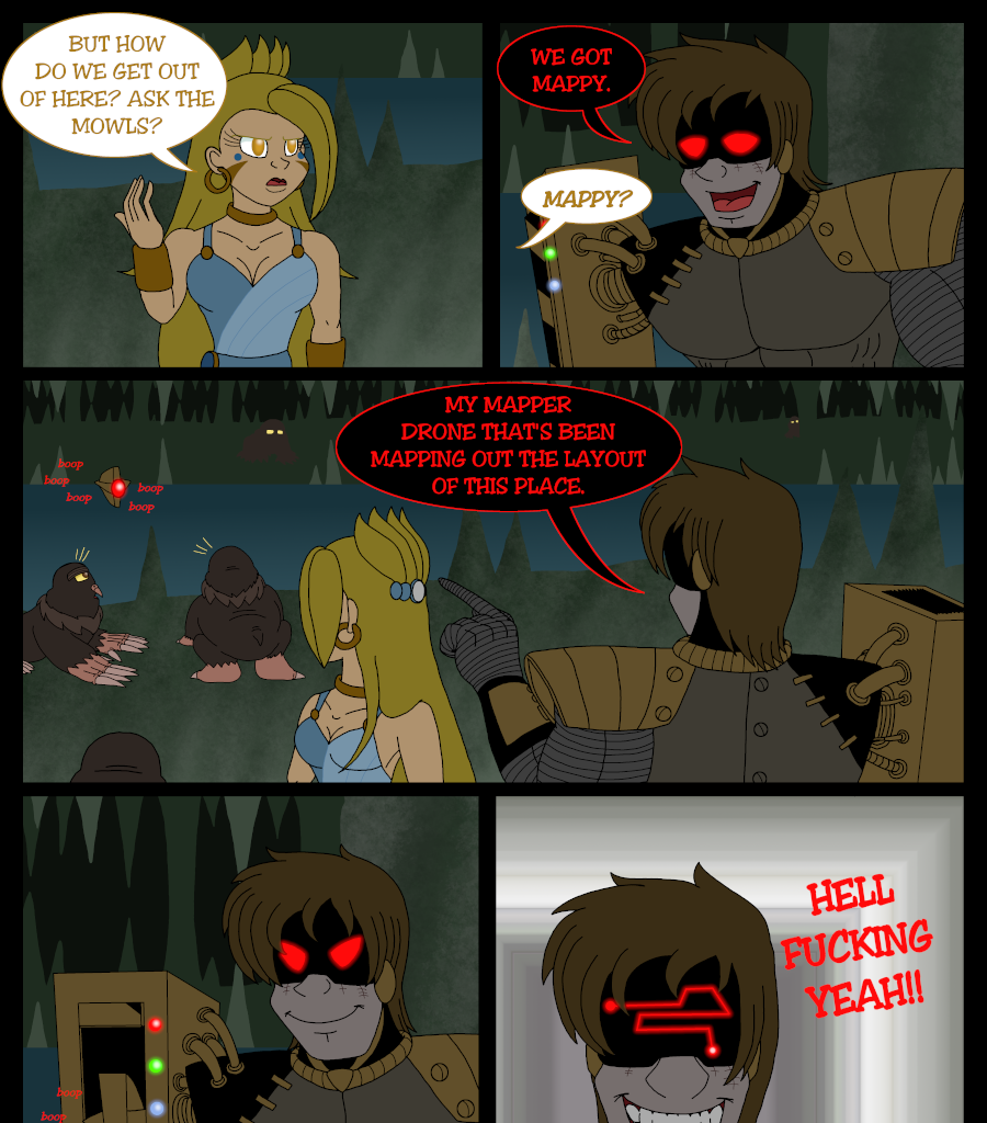 Psychoborg - Episode 3, Page 21: Chapter 2: Outing and Underground
