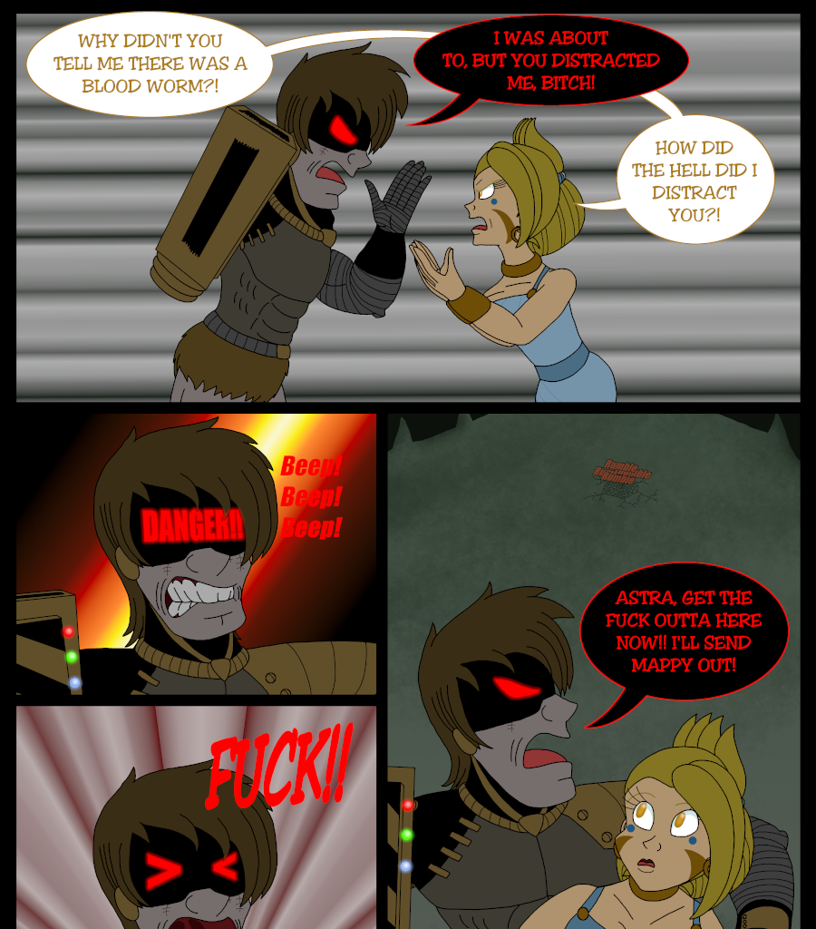 Psychoborg - Episode 4, Page 2: Chapter 3: Spilled Blood