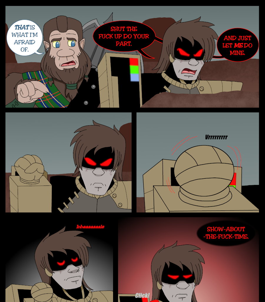 Psychoborg - Episode 8, Page 7: Chapter 7: Pouring Out