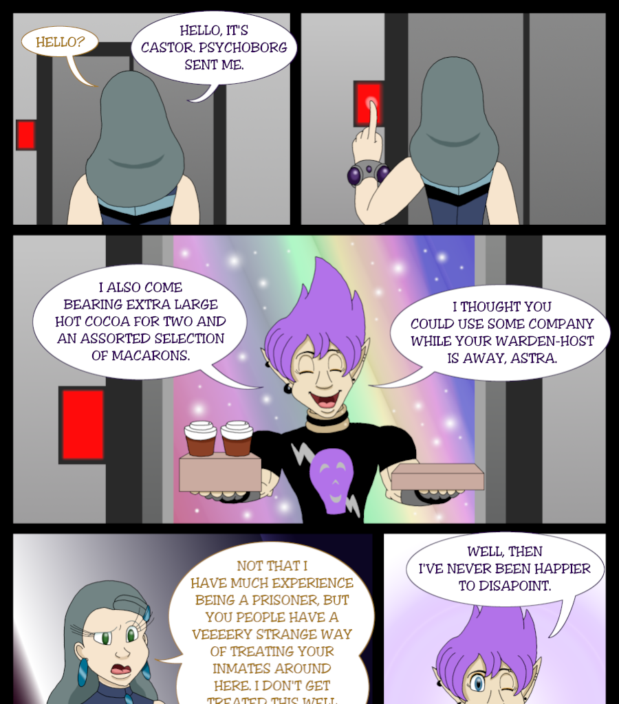 Psychoborg - Episode 8, Page 17: Chapter 7: Pouring Out