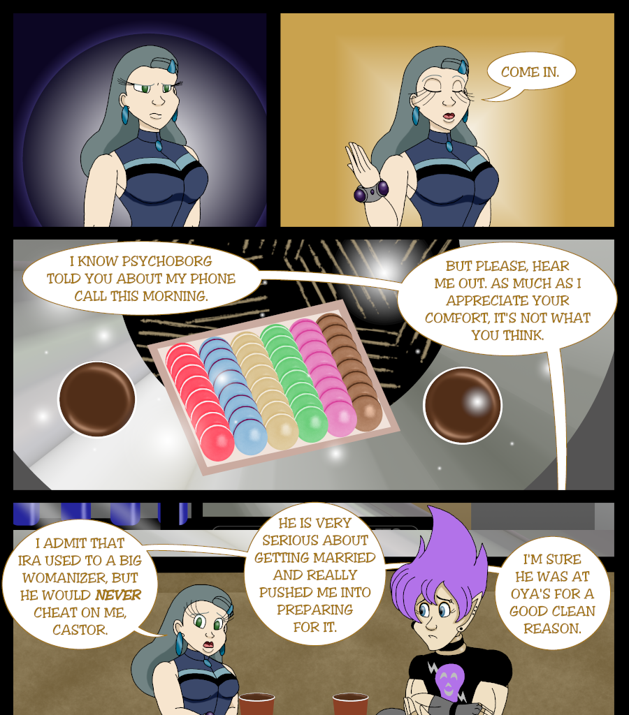 Psychoborg - Episode 8, Page 18: Chapter 7: Pouring Out