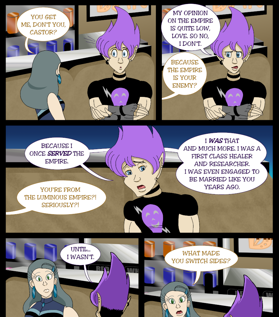 Psychoborg - Episode 8, Page 19: Chapter 7: Pouring Out
