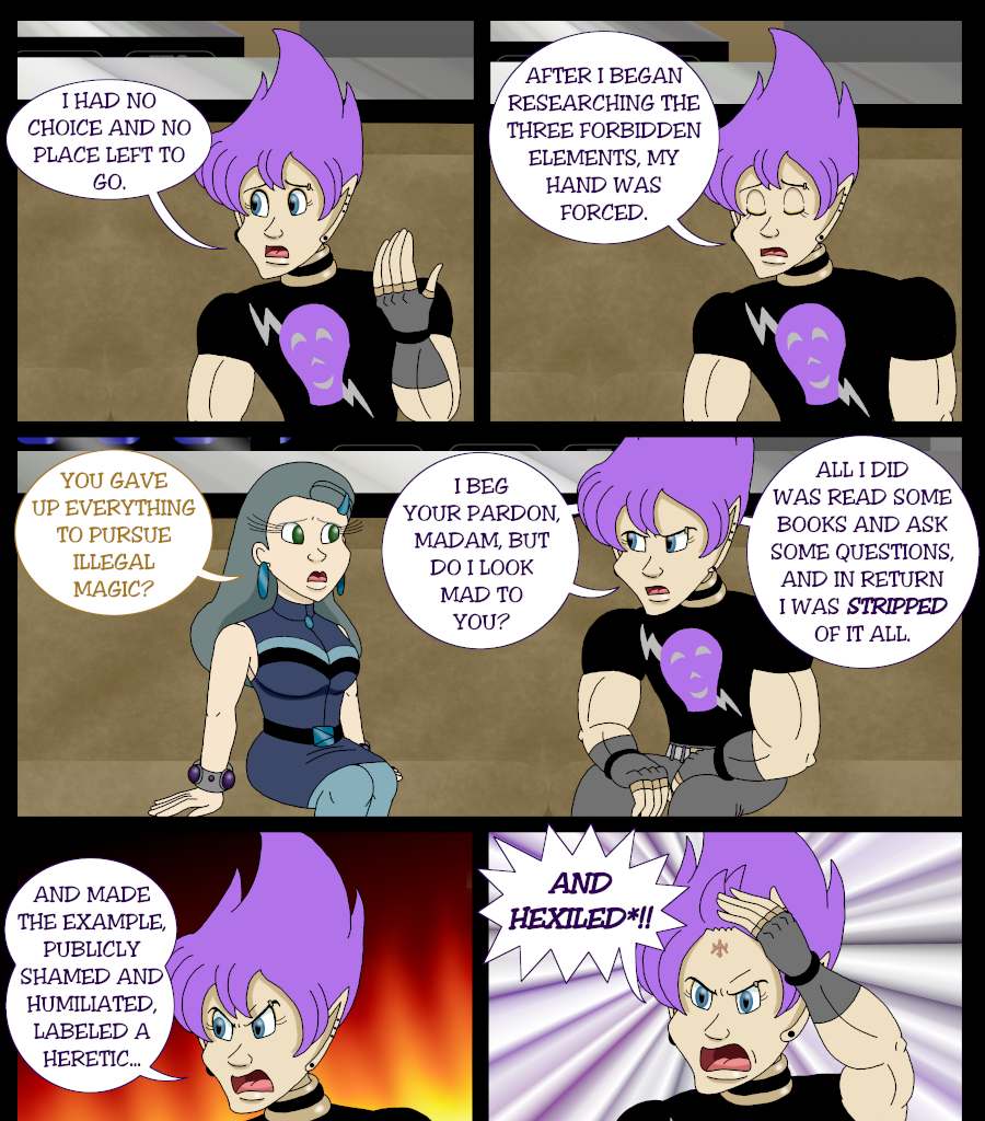 Psychoborg - Episode 8, Page 20: Chapter 7: Pouring Out