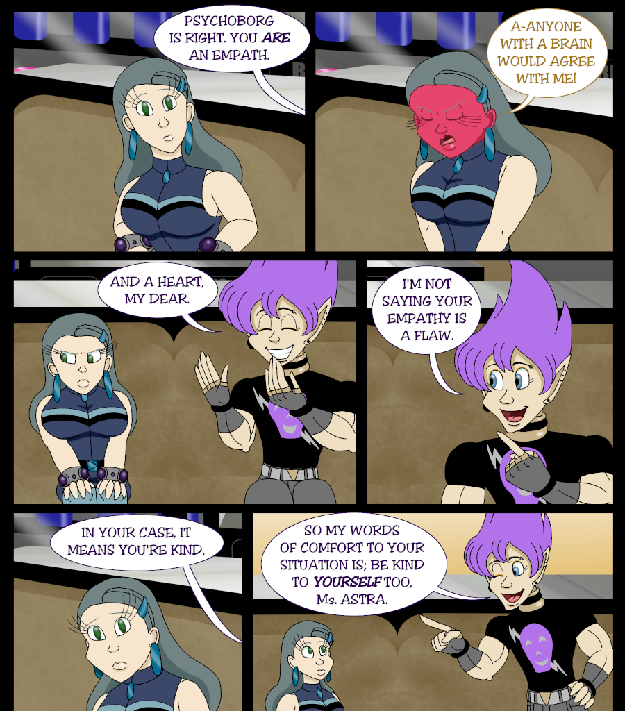 Psychoborg - Episode 8, Page 22: Chapter 7: Pouring Out