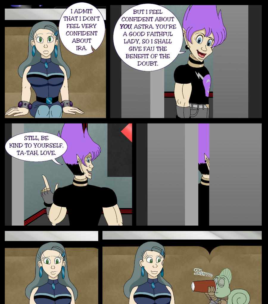 Psychoborg - Episode 8, Page 23: Chapter 7: Pouring Out