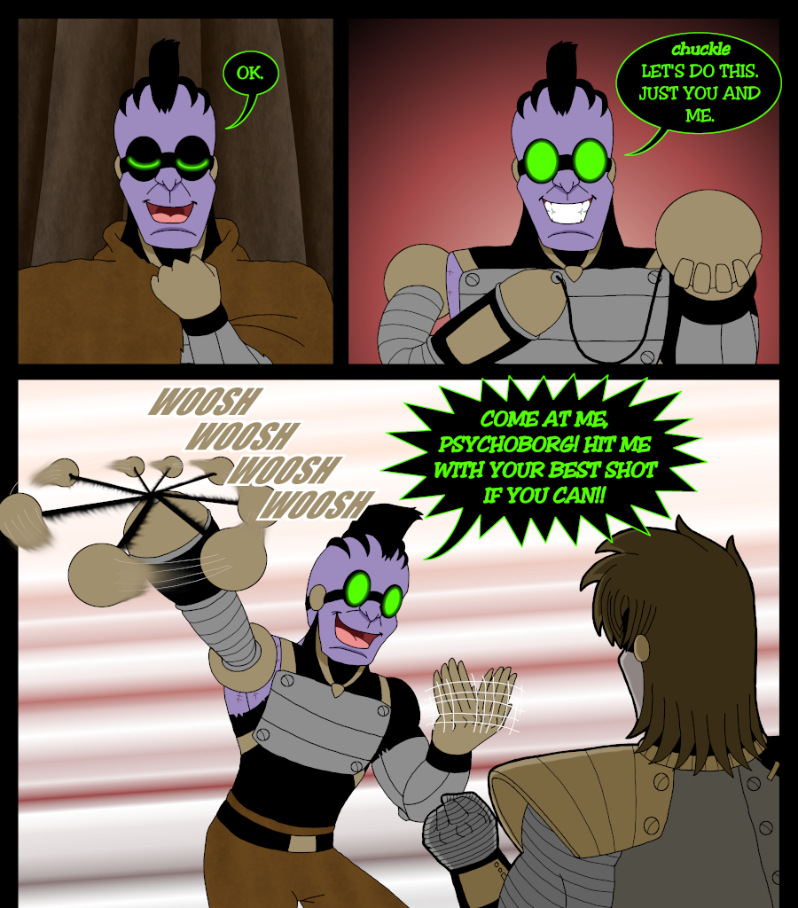 Psychoborg - Episode 9, Page 23: Chapter 8: The Dirtbags