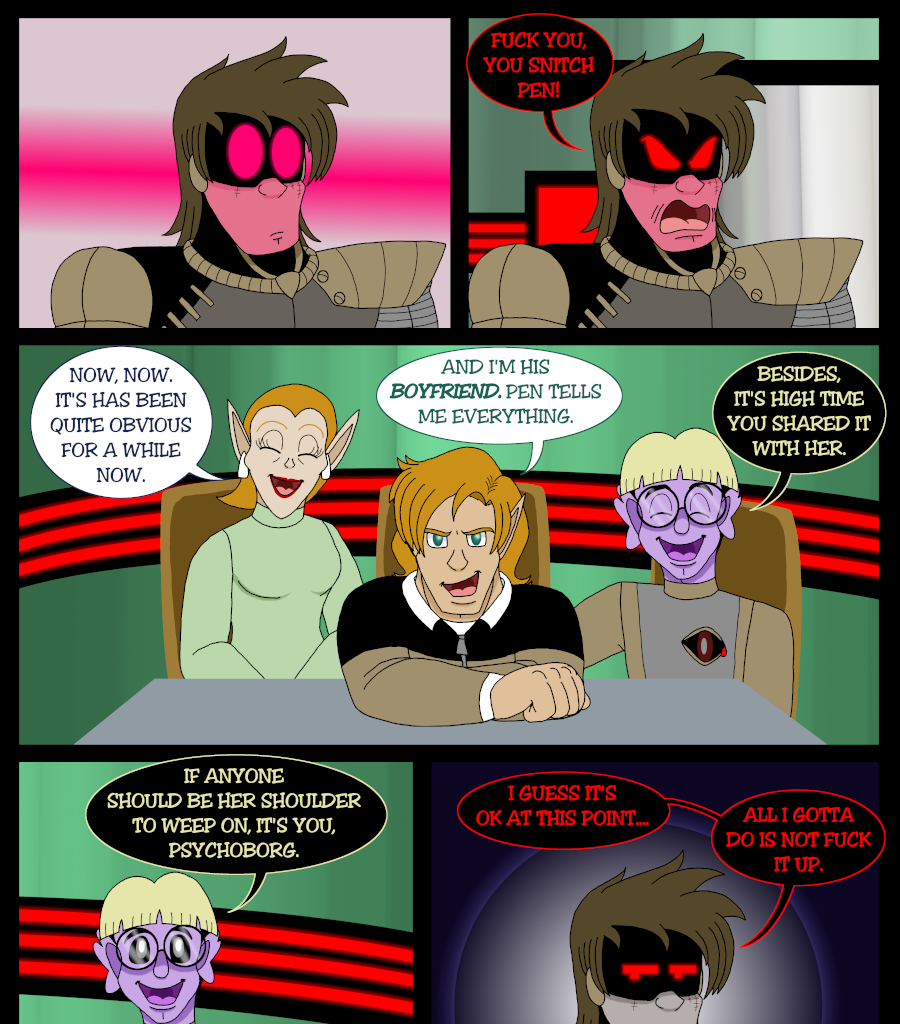 Psychoborg - Episode 13, Page 17: Chapter 12: Shattered Futures