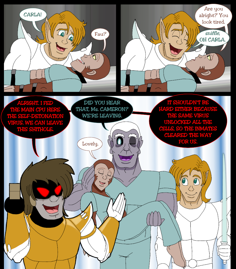 Psychoborg - Episode 14, Page 19: Chapter 13: Returning the King
