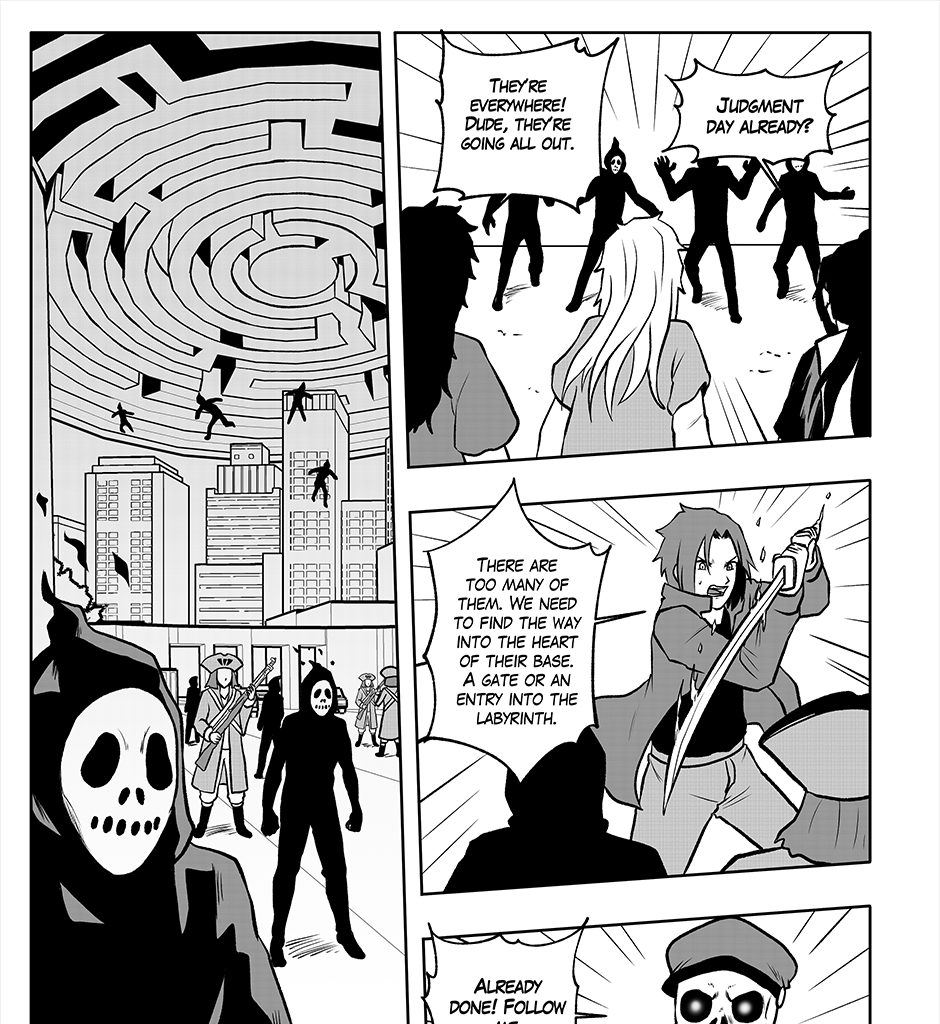 Moontachi Gaiden - Episode 71, Page 7: Ch-19: Vipers Labyrinth: The Final Battle for a New Tomorrow (Part 1)