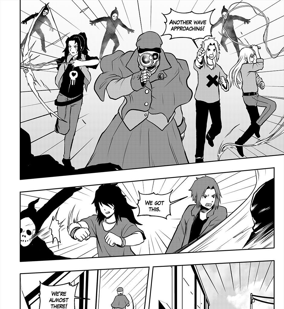 Moontachi Gaiden - Episode 71, Page 8: Ch-19: Vipers Labyrinth: The Final Battle for a New Tomorrow (Part 1)