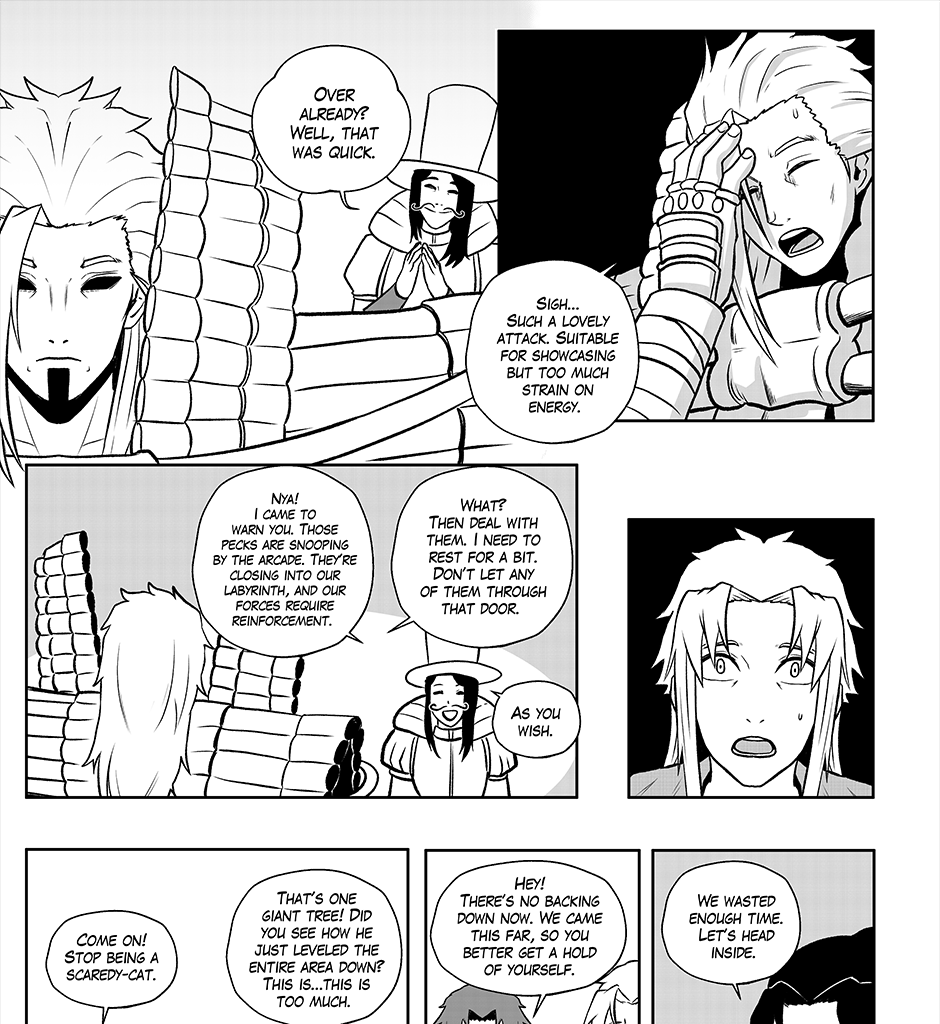 Moontachi Gaiden - Episode 72, Page 4: Ch-19: Vipers Labyrinth: The Final Battle for a New Tomorrow (Part 2)