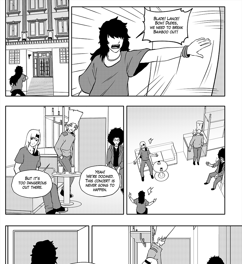 Moontachi Gaiden - Episode 73, Page 4: Ch-19: Vipers Labyrinth: The Final Battle for a New Tomorrow (Part 3)