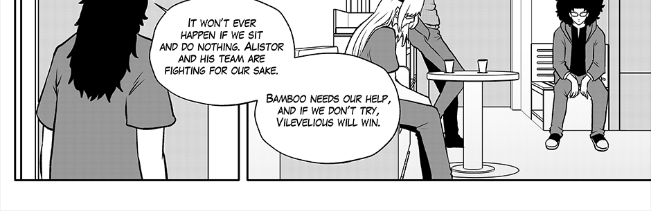 Moontachi Gaiden - Episode 73, Page 4: Ch-19: Vipers Labyrinth: The Final Battle for a New Tomorrow (Part 3)