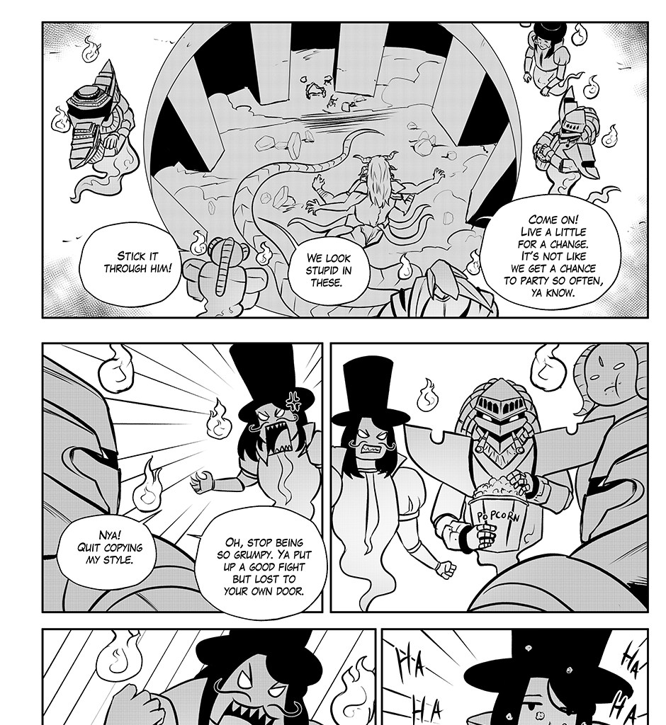 Moontachi Gaiden - Episode 77, Page 1: Ch-20: Destiny Foretold: Till we meet again! (Part 3)