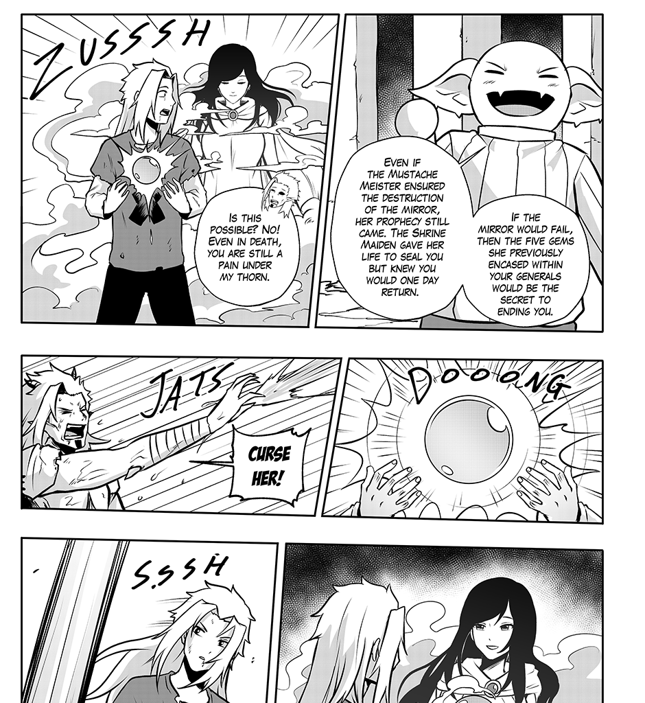 Moontachi Gaiden - Episode 77, Page 8: Ch-20: Destiny Foretold: Till we meet again! (Part 3)