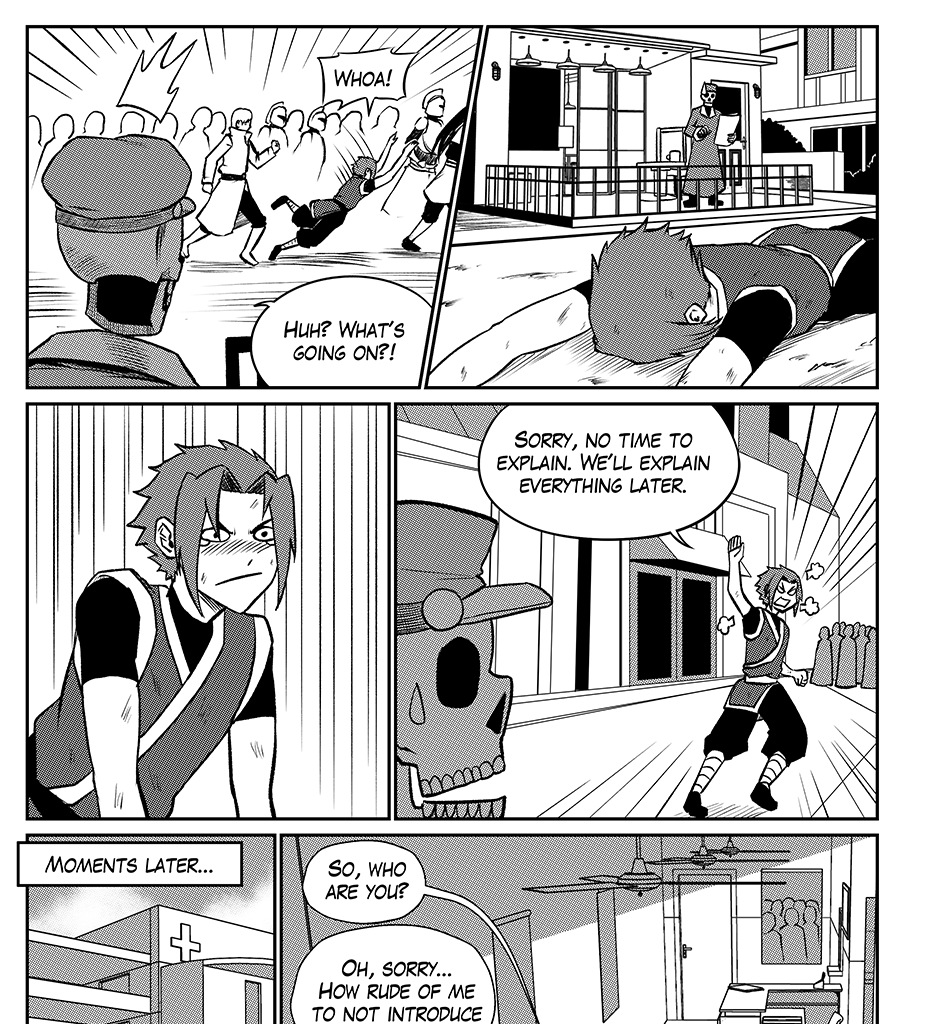 Moontachi Gaiden - Episode 83, Page 2: Ch-22: Going Distance: A Desperate Arrival (Part 1)