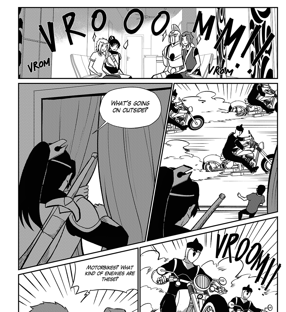 Moontachi Gaiden - Episode 84, Page 1: Ch-22: Going Distance: A Desperate Arrival (Part 2)