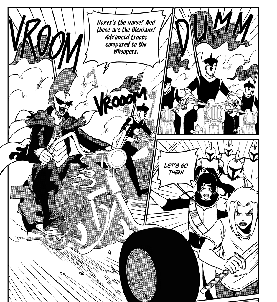Moontachi Gaiden - Episode 84, Page 2: Ch-22: Going Distance: A Desperate Arrival (Part 2)