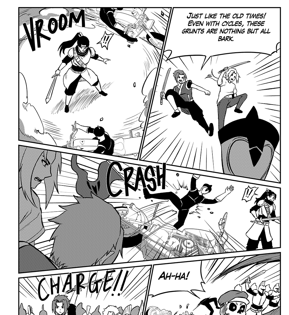 Moontachi Gaiden - Episode 84, Page 3: Ch-22: Going Distance: A Desperate Arrival (Part 2)