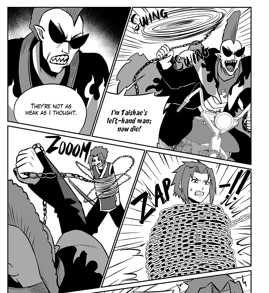 Moontachi Gaiden - Episode 84, Page 4: Ch-22: Going Distance: A Desperate Arrival (Part 2)