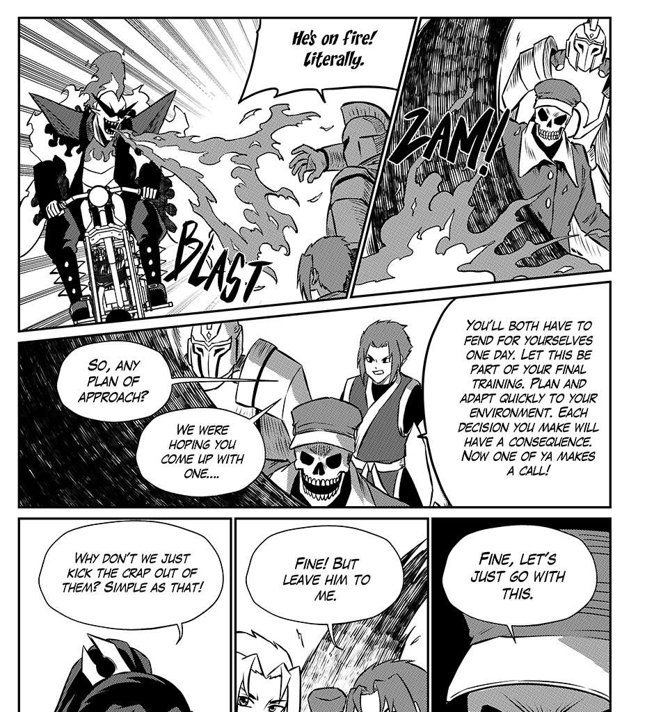 Moontachi Gaiden - Episode 85, Page 4: Ch-22: Going Distance: A Desperate Arrival (Part 3) 