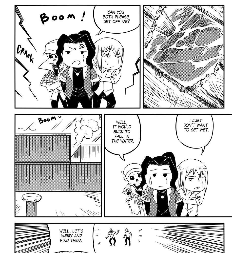 Moontachi Gaiden - Episode 88, Page 5: Ch-24: A Washing Escape (Part 1) 