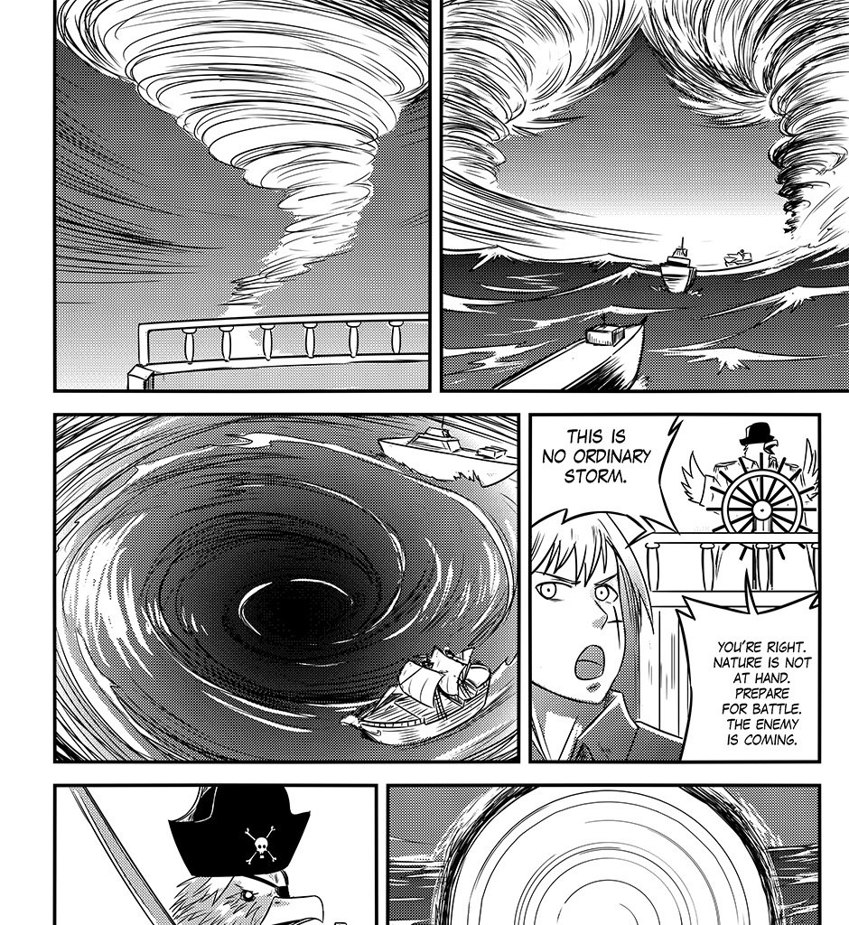 Moontachi Gaiden - Episode 90, Page 7: Ch. 25:1 – Turbulent Waters