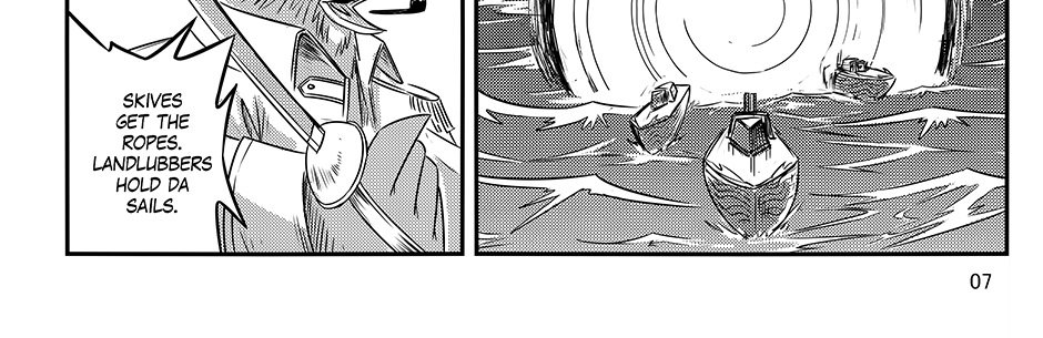 Moontachi Gaiden - Episode 90, Page 7: Ch. 25:1 – Turbulent Waters